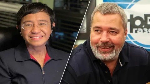 สุดปลื้ม 2 นักข่าวฟิลิปปินส์ รัสเซีย ร่วมคว้ารางวัลโนเบลสันติภาพ 2021
