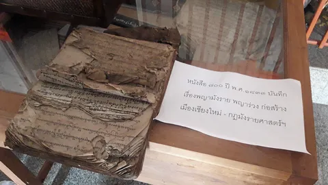 หนังสือกระดาษสาอายุ 700 ปี