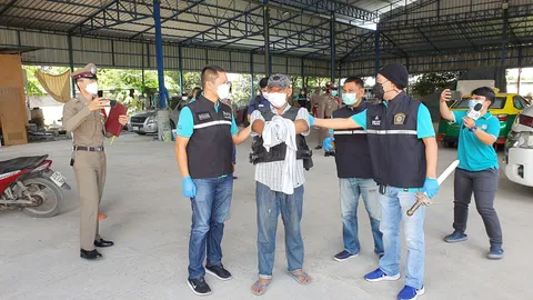 บุกจับพ่อตาโหดฆ่าลูกเขย อ้างโมโหบีบคอลูกชาย ถูก ตร.กดดันจนขอมอบตัว