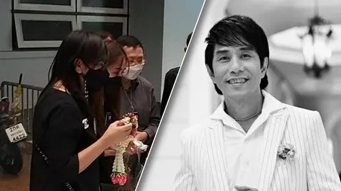 รับศพ "อ๊อด คีรีบูน" บำเพ็ญกุศลที่วัดเขมาภิรตาราม สวดอภิธรรม 7 วัน