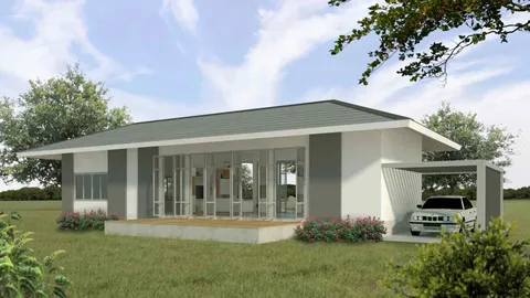 แบบบ้านชั้นเดียว ราคาประหยัด พร้อมราคาก่อสร้าง