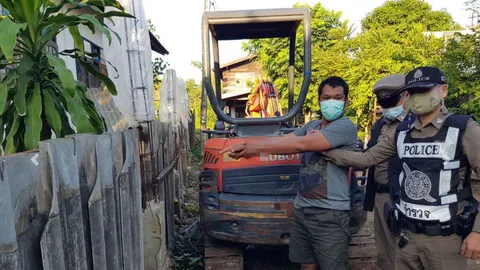 รวบหนุ่มหัวร้อน ฉุนเพื่อนไม่ยอมมากินเหล้าด้วย บุกกระหน่ำยิงถึงบ้าน