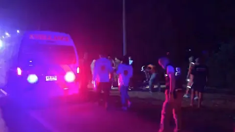 ตายเซ่นถนนใหม่ 2 วัยรุ่นร้อยเอ็ด ซ้อน จยย.ถูกชนแล้วหนี ดับ 1 สาหัส 1