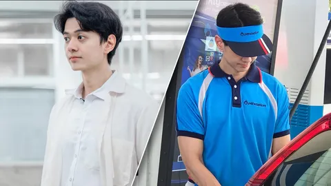 เปิดวาร์ป "ต้า หฤษฎ์" เจ้าของภาพ "เด็กปั๊มหล่อ" โปร์ไฟล์ไม่ธรรมดา