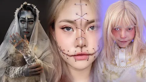 เมคอัพเปลี่ยนลุค ชาวโซเชียล แต่งผีรับฮาโลวีน 2021 