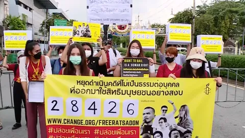 "รุ้ง" ปนัสยา ร่วม "แอมแนสตี้" ยื่น 28,426 ชื่อ ร้องหยุดดำเนินคดี ม.112