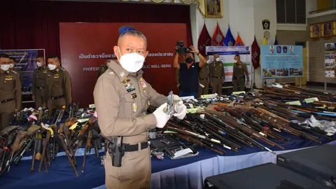 ผบช.ภ.7 กวาดล้าง 10 วันจับเพียบ จ่อฟันซุ้มมือเคลื่อนไหวเลือกตั้ง อบต.