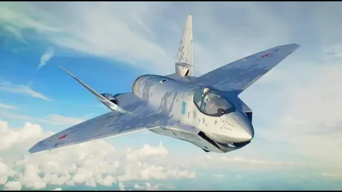 ทอ. รัสเซียเปิดตัวเครื่องบินรบล่องหนรุ่นใหม่ Sukhoi Su-75 Checkmate Stealth Jet