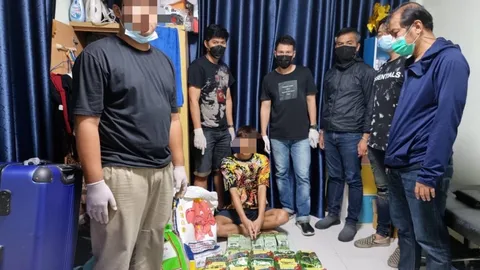 จับเอเย่นต์ยาไอซ์ ยาเค รับงานผ่านไลน์ "สจ.ดอนเมือง" ได้ค่าจ้าง 6 หมื่น