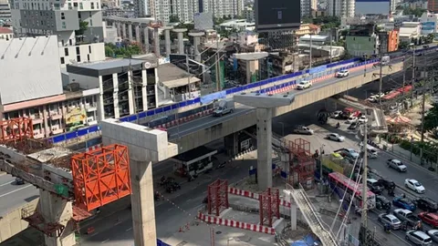 ปิดสะพานรัชดา-ลาดพร้าว 18 พ.ย.ถึง 18 ธ.ค.4 ทุ่มถึงตี ถนนพื้นราบปรับเดินรถรับ
