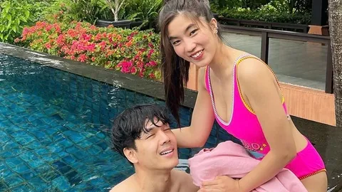 หวงแหละดูออก นิกกี้ ถึงกับถอนหายใจ บ่นอุบ ก้อย อรัชพร ใส่บิกินี