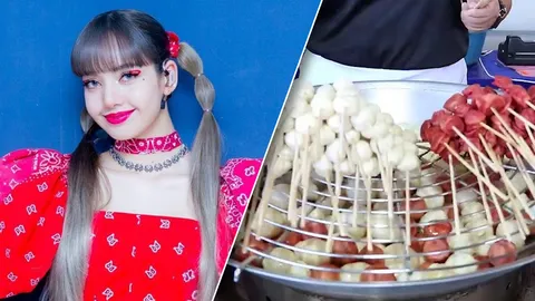 แม่ค้าลูกชิ้นยืนกิน ร่วมส่งใจให้ "ลิซ่า" หายโควิด เผยน้องคือคนชุบชีวิต 