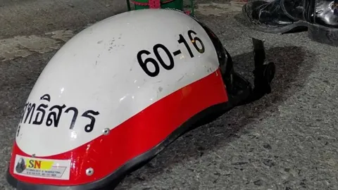 ตร.ยังไม่แจ้งข้อหาใคร กรณี "รอง สว.จร.สุทธิสาร" ขี่ย้อนศร เจอเก๋งชนยับ