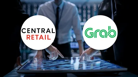 เซ็นทรัล รีเทล ทุ่ม  4,500 ล้านบาท เข้าซื้อหุ้น Grab ต่อยอดธุรกิจ