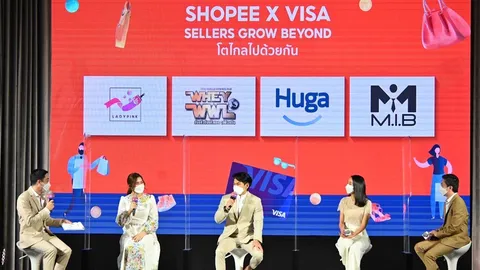 รถเมล์-เพชรจ้า ร่วมแชร์เคล็ดลับความสำเร็จ 'Shopee x Visa: Sellers Grow Beyond' โตไกลไปด้วยกัน