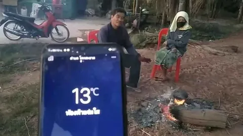 ชัยภูมิเช้านี้ 10-15 องศาฯ ชาวบ้านเจอความหนาวเย็น จนต้องก่อไฟผิงคลายหนาว (คลิป)