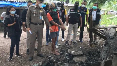 หนุ่มมอญหลอน เสพหมด 2 เม็ด อ้างมีเสียงกระซิบ ฆ่าเผาพ่อค้ายาบ้า 