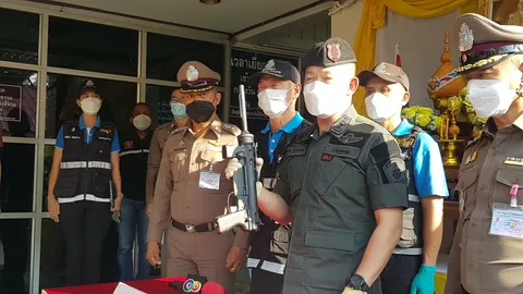 จับแล้วลุงยิงปืนแก้บน 14 นัด กระสุนตกจากท้องฟ้า ลงหัวชาวบ้านดับ