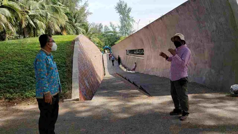 บ้านน้ำเค็มเตรียมสถานที่ จัดรำลึก 17 ปีสึนามิ เน้นพิธีทางศาสนาเรียบง่าย