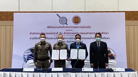 สตช. ส่ง "รอย-หลวง" จับมือ สอศ. ผนึกกำลังแก้ปัญหาเด็ก นร.ยกพวกตีกัน