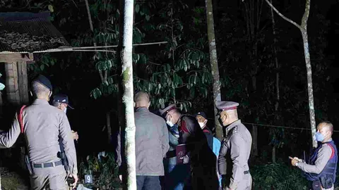 คนร้ายยิงหนุ่มเมืองคอน 4 นัดดับคาสวนยางที่ร่อนพิบูลย์ คาดปมเหตุยาเสพติด