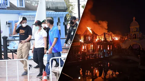 พฐ. ผู้ช่วย ผอ.เขตคันนายาว ตรวจไฟไหม้ช็อกโกแลต วิลล์ คาดไฟฟ้าลัดวงจร