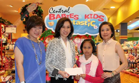 เซ็นทรัล สานฝัน เด็กด้อยโอกาสแนะนำ อาชีพในฝันน้องๆฉลองวันเด็ก