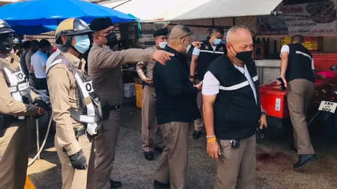 พ่อค้ากุ้งภูเก็ต ปืนโหดกราดยิงกลางตลาด ตาย 2 ศพเจ็บ 3 ตร.เร่งติดตามจับกุม