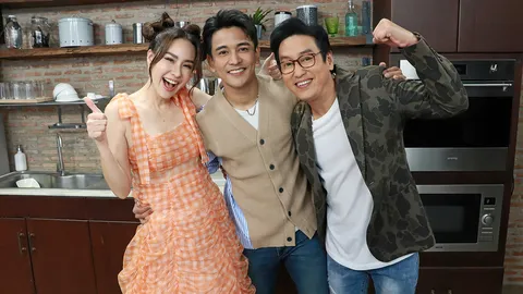 ไม่ไหวบอกไหว “แท่ง-นุ้ย” ปวดหัวหนักเจอ “กัน” ป่วนฮาในรายการ “ขอข้าวกินหน่อย”