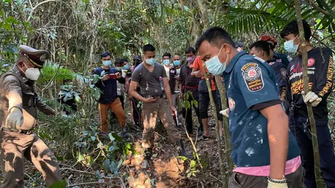 สลด หนุ่มเคราะห์ร้าย จ๊ะเอ๋ช้างป่า ถูกเหยียบเป็นศพ ตายสยอง-อืดคาสวนยาง