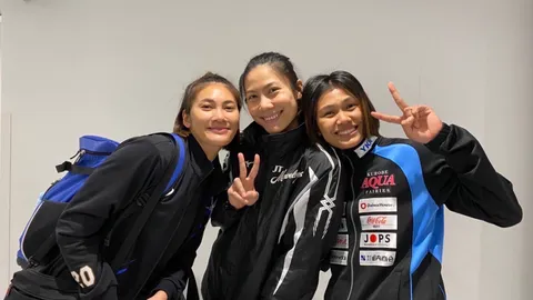 ไร้กังวล "4 นักตบสาวไทย" อยู่โซนปลอดภัย หลังญี่ปุ่นเตือนสึนามิ เหตุภูเขาไฟตองการะเบิด