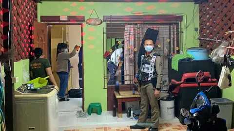 กะซวกร่างพรุน จับได้แฟนปันใจ หนุ่มหึงโหด แทงตัวสาหัส นอนกอดศพ