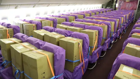 การบินไทย ปรับกลยุทธ์พร้อมให้บริการขนส่งภายในห้องโดยสาร Cargo-in-Cabin