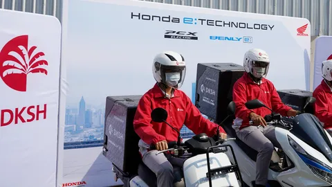 รอบรั้วการตลาด : DKSH จับมือ Honda ใช้จักรยานยนต์ไฟฟ้าขนส่งโลจิสติกส์