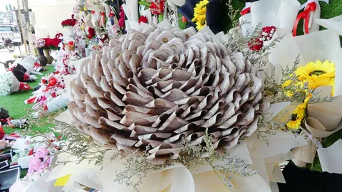 ถูกใจสายเปย์ ส่อง "ช่อดอกไม้เงินสด" หลักแสน ตระการตาต้อนรับ "วันวาเลนไทน์"