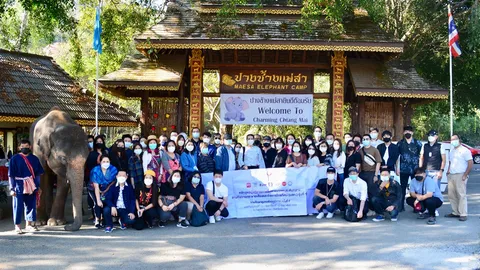 บสก. 10 ศึกษาดูงานส่วนภูมิภาค ครั้งที่ 2 ณ ปางช้างแม่สา