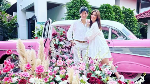 พ่อบุญทุ่ม “จิ๊บ วสุ” เซอร์ไพรส์อลังการ “จ๊ะจ๋า” วาเลนไทน์-ครบรอบแต่งงาน