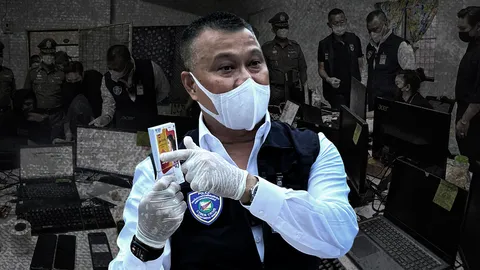 บิ๊ก "แจง 5 G" นำทีมตำรวจไซเบอร์บุกรังใหญ่แก๊งคอลเซ็นเตอร์ ปราจีนบุรี