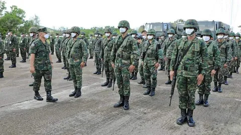 ผบ.สอ.รฝ. ติวเข้มฝึกทบทวนให้กำลังพล ก่อลลงปฏิบัติภารกิจในภาคใต้