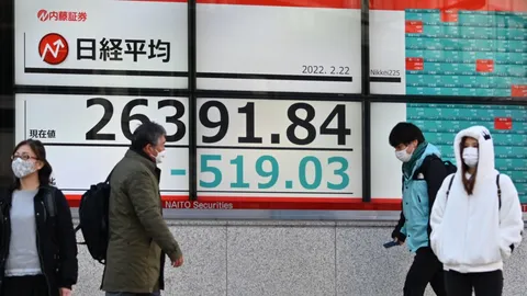 หุ้นเอเชียร่วงหนัก จากความกังวลวิกฤติยูเครน