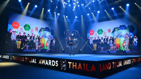 งานประกาศผลรางวัล THAILAND ZOCIAL AWARDS ครั้งที่ 10