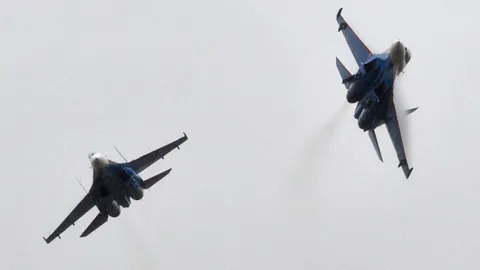 สงครามเดือด เครื่องบินขับไล่ Su-27 รัสเซีย โดนยูเครนสอยร่วง 1 ลำ 