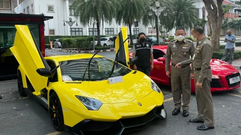 ยึดทรัพย์ 70 ล้าน เครือข่ายพนันออนไลน์ พบลัมโบร์กินี มีแค่ 100 คันในโลก