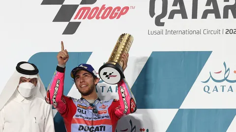 "บาสเตียนินี" ประเดิมสวยซิวแชมป์ MotoGP สนามแรกของซีซั่น 2022 ที่กาตาร์