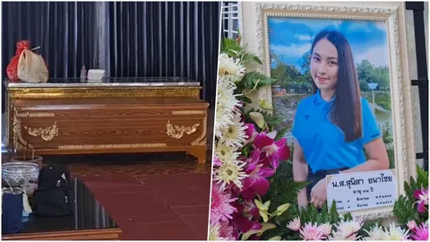 สุดโศกเศร้างานศพสาวหล่อกับครูเหมียว เหยื่อรักสามเส้าฆ่า 2 ศพที่ลำปาง