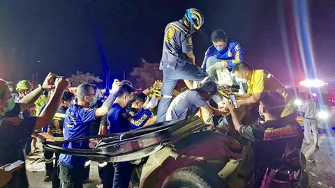 ชนเละ 5 คัน 