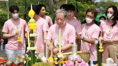 “ป้าแจ๋ว ยุทธนา” ขอมูเตลู! บวงสรวงละครวายเรื่องแรกของช่อง 3 “คุณหมีปาฏิหาริย์”