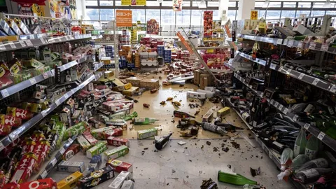 นาทีสุดช็อก แผ่นดินไหว 7.3 เขย่าญี่ปุ่น ใกล้ฟุกุชิมะ ดับแล้ว  4 ศพ (คลิป)