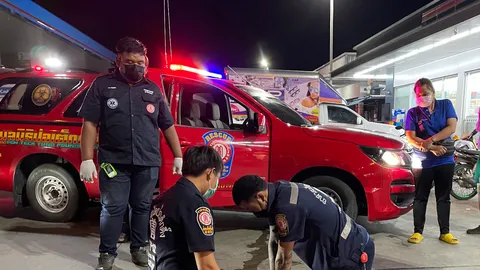 "วัยรุ่นเลือดร้อน" แค่มองหน้ากัน เปิดศึกกลางปั๊ม-ฟันยับ เจ็บ 2 ตาย 1