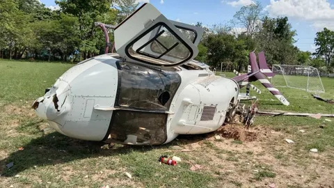 โฆษกตำรวจ แจง ฮ.ตกที่สุรินทร์ กำลังสอบหาสาเหตุ คนบนเครื่องเจ็บเล็กน้อย